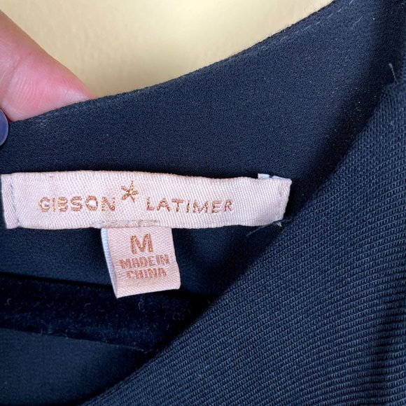 Gibson & Latimer Black Boho Swing Sleeveless Top M - Picture 5 of 8